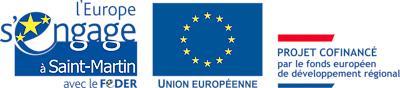 Logo FEDER UE - Saint-Martin