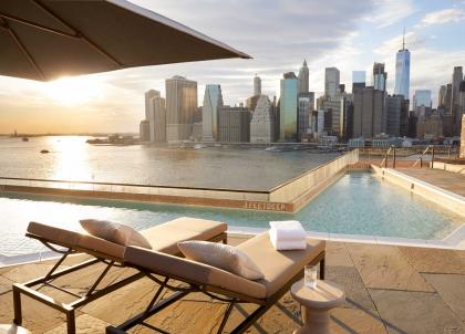 1 Hotel Brooklyn Bridge : hôtel avec vue sur Manhattan et luxe durable