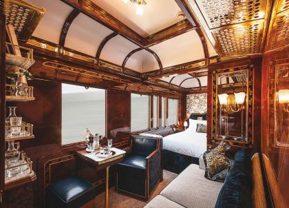 À l’intérieur des fabuleuses suites du Venice Simplon-Orient-Express