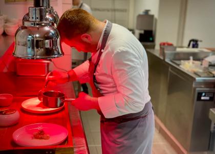 Rencontre avec Antoine Bergeron, chef du restaurant étoilé La Source