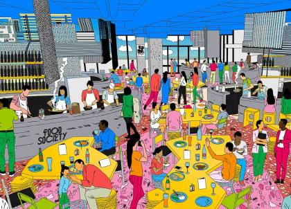 Food Society Lyon, le 1er "food court" XXL signé Moma Group, ouvrira au printemps