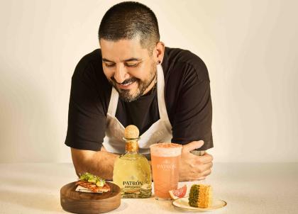 PATRÓN Tequila ou l'art d'organiser un déjeuner à Saint-Tropez avec Paco Mendez.