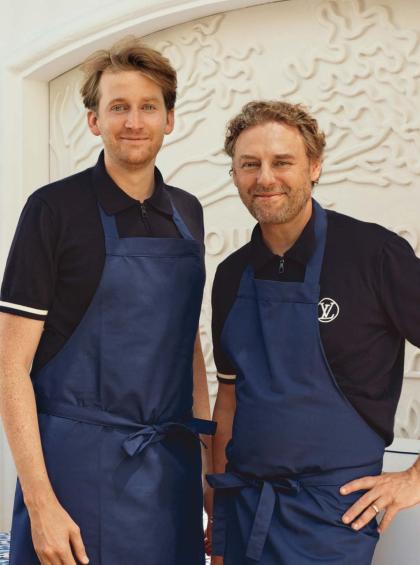 Arnaud Donckele et Maxime Frédéric prennent les commandes du restaurant  tropézien de la Maison Louis Vuitton tout l'été – Grazia