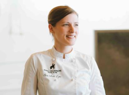 Interview : Claire Santos Lopes, cheffe pâtissière du Royal Champagne 