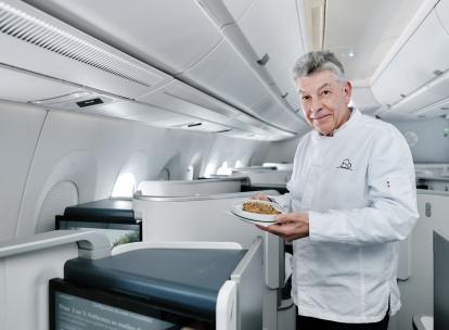 En classe Business, Air France fait monter à bord des chefs 3 étoiles