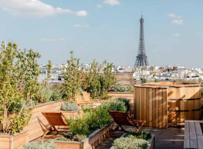 9. Le Potager du Brach Paris : pique-nique champêtre sur le toit de l'hôtel