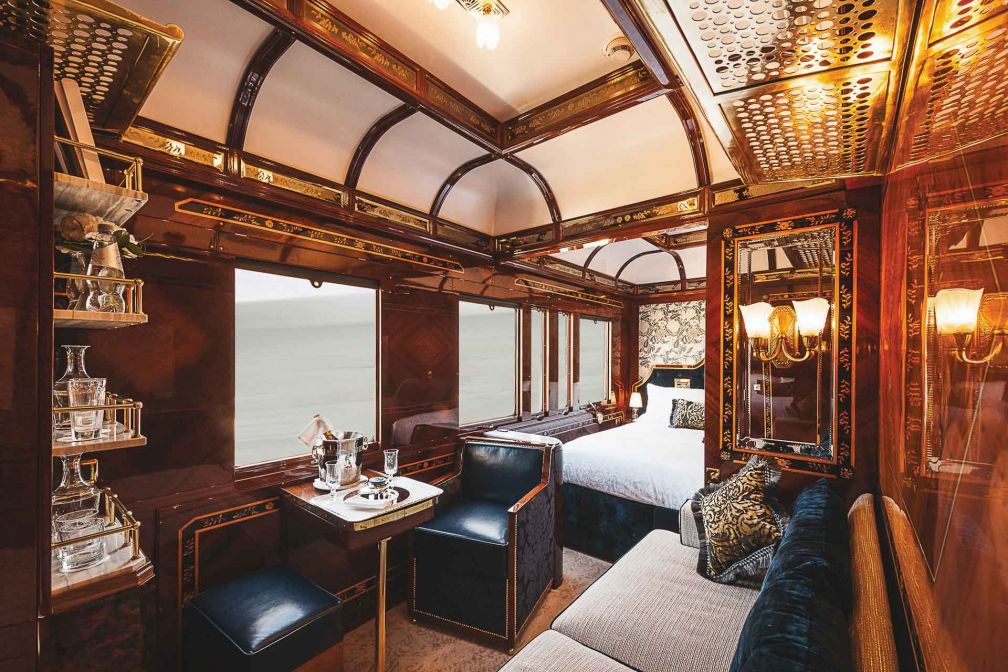 À l'intérieur des Grand Suites du Venice Simplon-Orient-Express