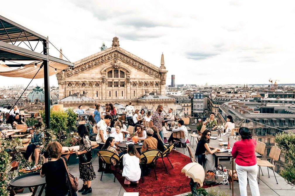 Image result for galeries lafayette rooftop