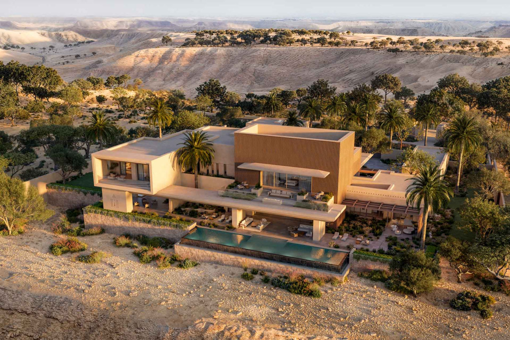 À quelques kilomètres de Diriyah et des portes de Riyad, Aman dévoile Amansamar, un nouvel écrin de paix dans le désert saoudien. Une retraite ultra-exclusive suspendue entre ciel et sable, pensée comme un sanctuaire de lumière.