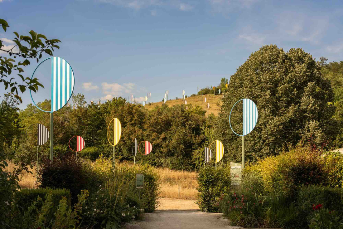 Une expo à voir en septembre 2026 : Daniel Buren à Giverny © Stéphane Abouraman 