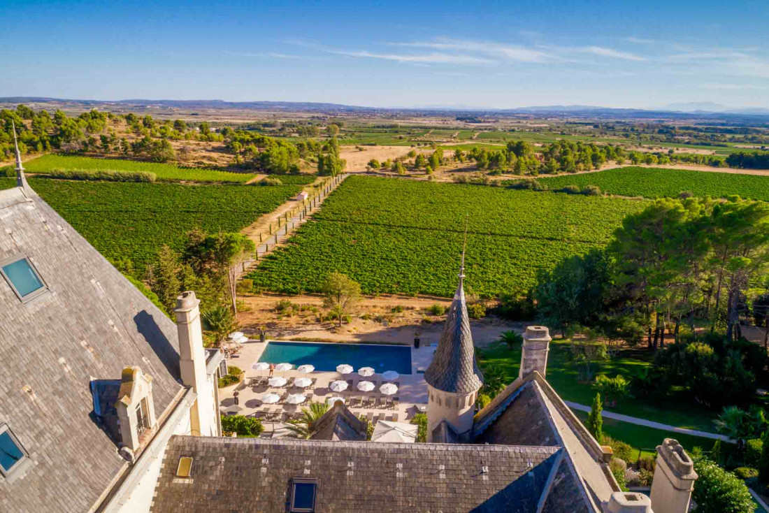 Le Château Les Carrasses, à la fois hôtel et vignoble © Asphéries