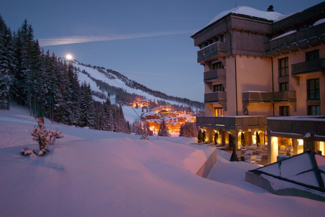 Le Mélézin, aux pieds des pistes de Courchevel, est la seule adresse d'Aman Resorts en France © Aman