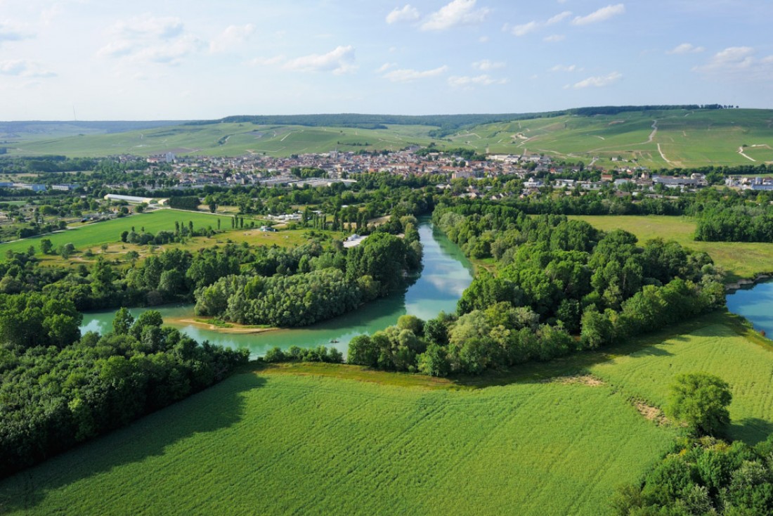 Les vignobles de Champagne, classés au Patrimoine mondial de l'UNESCO depuis l'été 2015 © Michel Jolyot/Association Paysages du Champagne