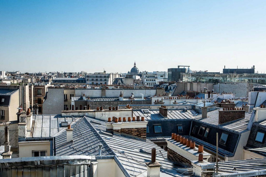 La vue sur les toits de Paris depuis les étages supérieurs © DR