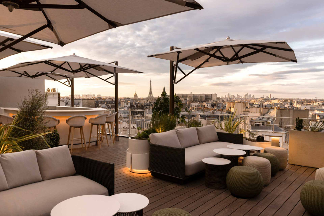 Le rooftop du Notre Dame des Arts © Ludovic Balay