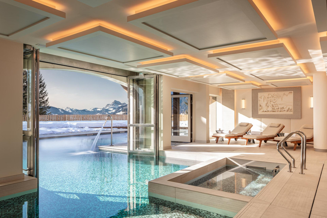 Parmi les plus beaux hôtels spas des Alpes, Les Chalets du Mont d’Arbois
