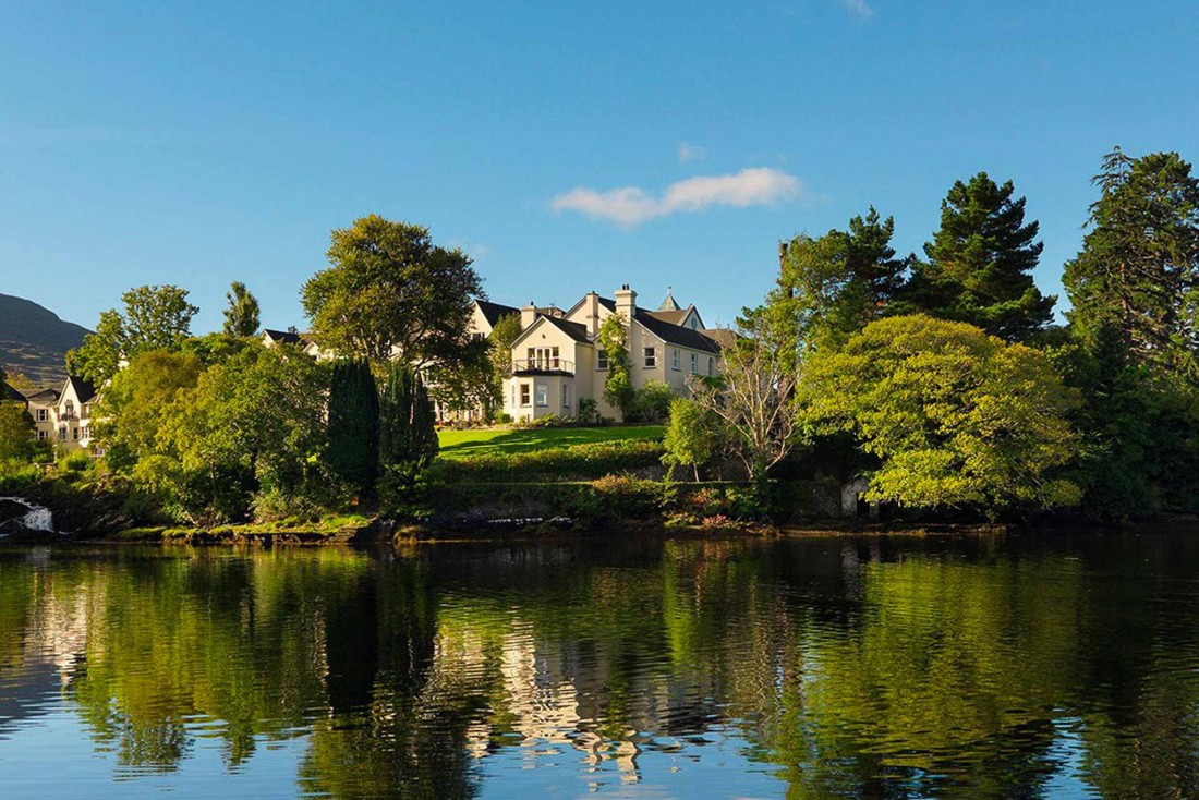 Sheen Falls Lodge, un hôtel 5-étoiles membre des Relais & Chateaux au cadre exceptionnel en Irlande © DR