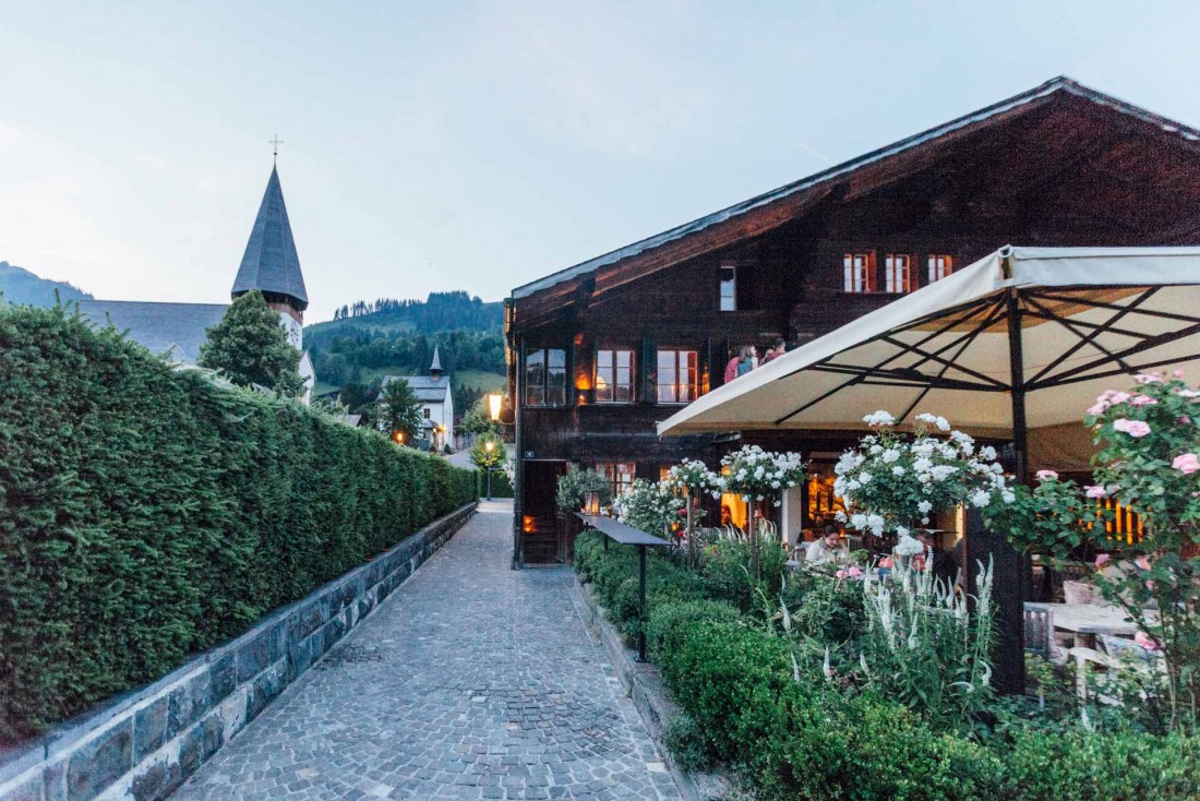 La terrasse du 16eme Bar à Gstaad © Patrick Gerber