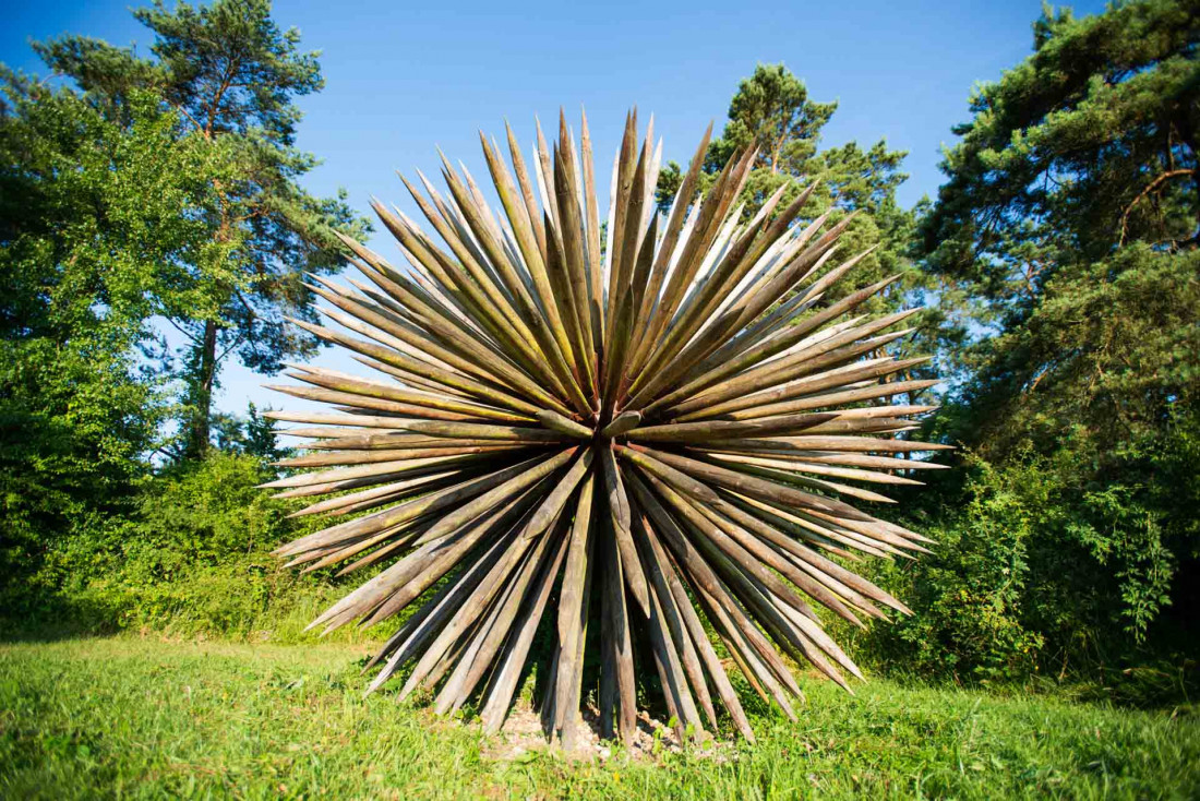 L'œuvre Le théorème des dictateurs par Vincent Mauger à Vent des Forêts © Guillaume Ramon