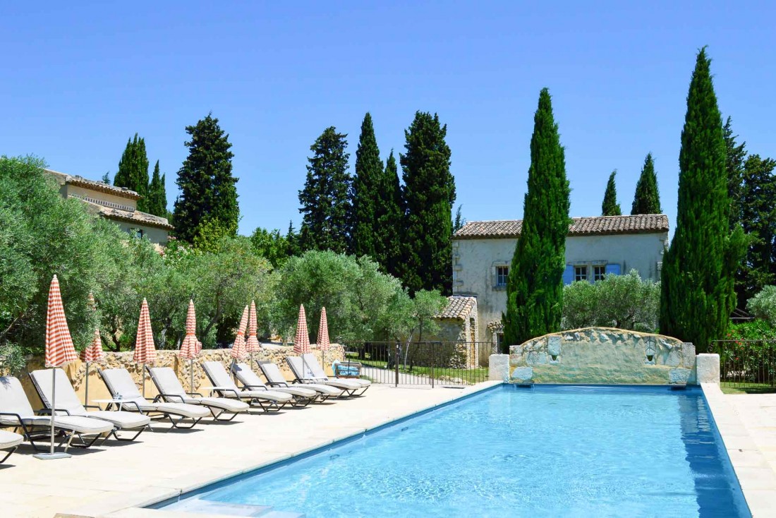 La piscine de 16 mètres par 5, idéale pour les bains de soleil © Pierre Gunther