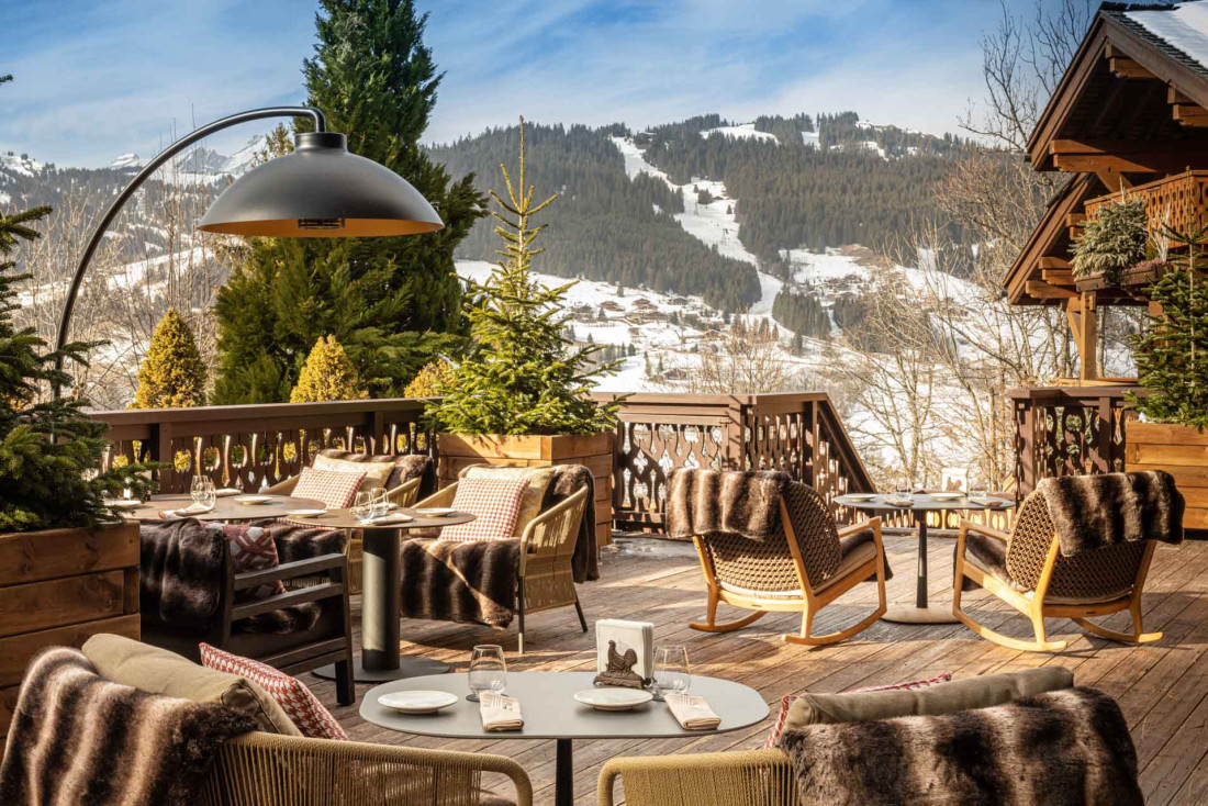 Parmi les plus beaux hôtels de Megève, les Chalets du Mont d'Artois