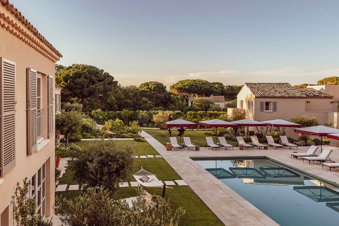 L'hôtel Lou Pinet, parenthèse chic et sauvage sur la presqu'ile de Saint Tropez © Matthieu Salvaing