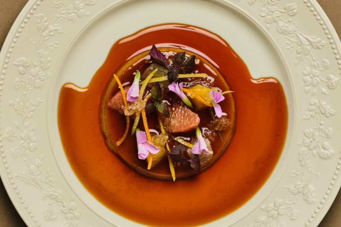 Un dessert servi au restaurant Patsy © Delphine Constantini