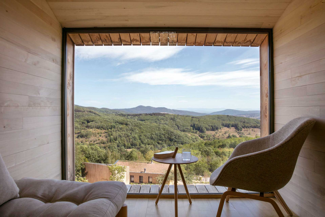 Chambre avec vue au 48° Nord, l'un des hôtels les plus atypiques d'Alsace © DRa