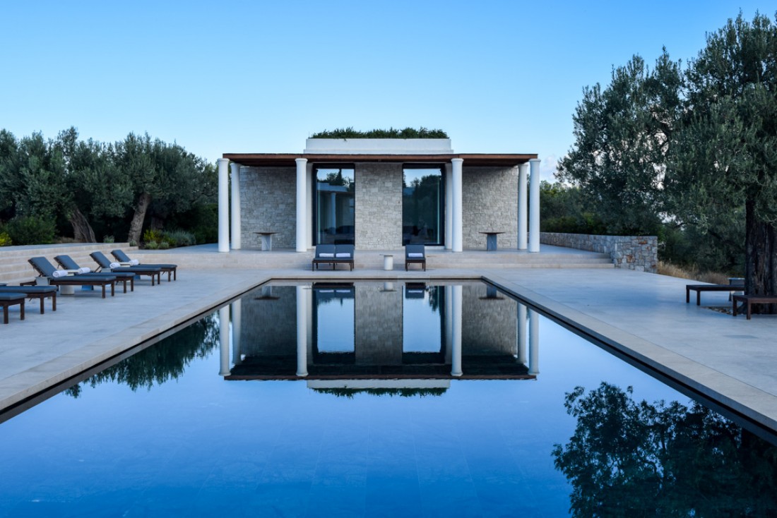 L'une des somptueuses villas de l'Amanzoe © Yonder.fr