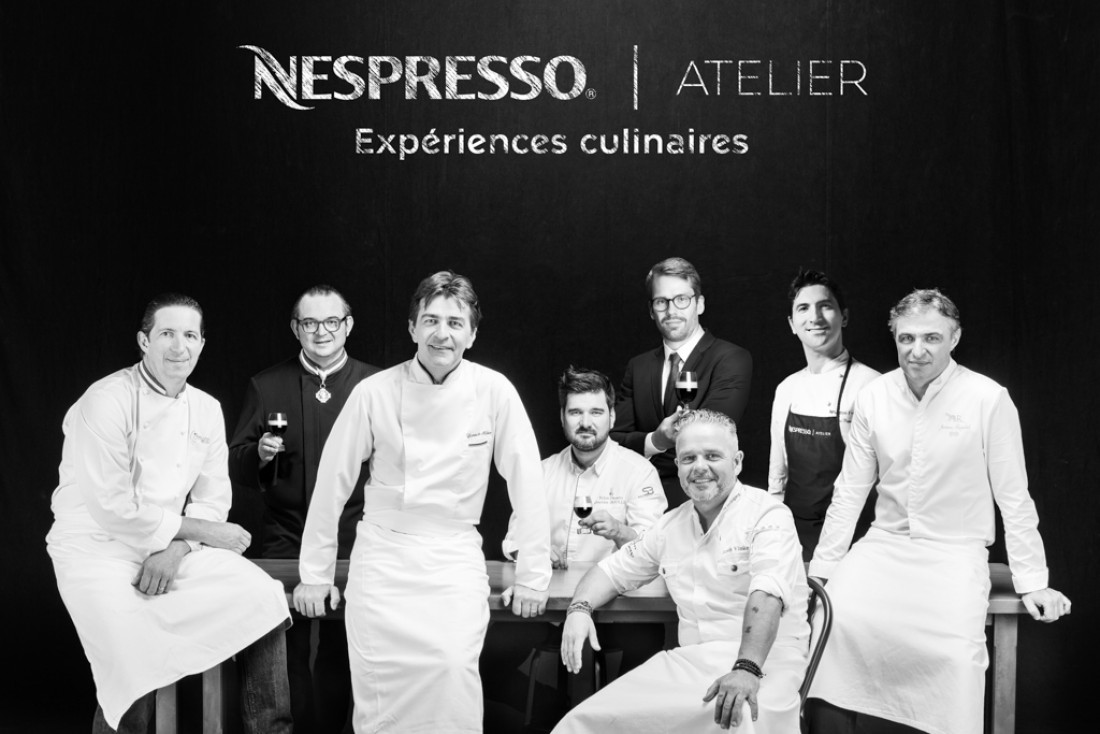 L'affiche de l'Atelier Nespresso à Lyon en marge du Sirha 2017 © Emmanuel Nguyen Ngoc