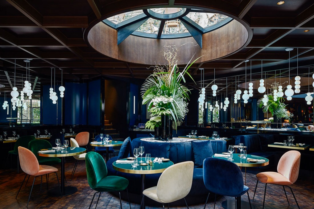 Le décor très élégant du Roch Restaurant & Bar est évidemment l'un de ses atouts majeurs © Francis Amiand