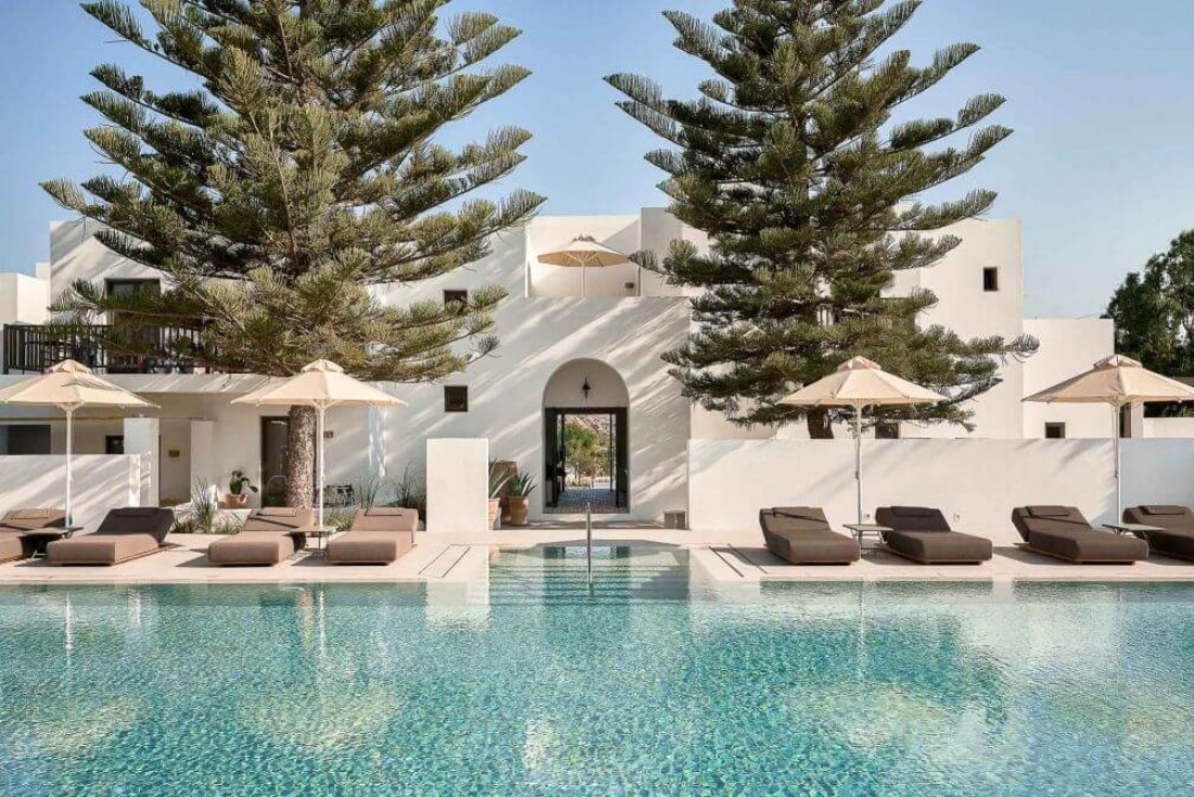 Sur l'île de Paros, Parīlio est l'un des plus beaux hôtels design de l'archipel grec des Cyclades © DR