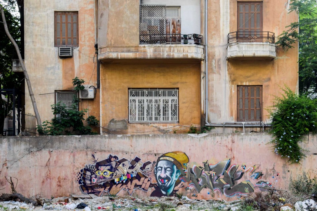 Street art dans les rues d'Achrafieh, en plein centre de Beyrouth © YONDER.fr