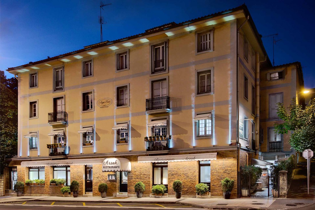 La façade du restaurant Arzak, dans les faubourgs de San Sebastián © José López