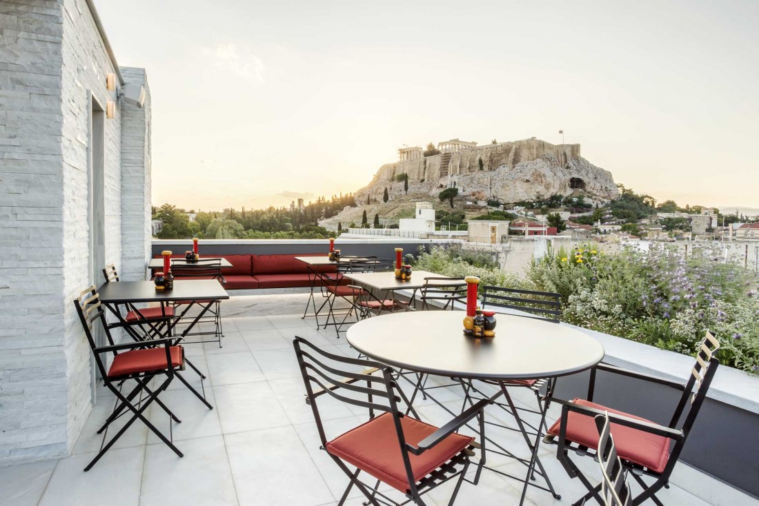 AthensWas, un hôtel design avec vue sur l'Acropole en plein cœur d'Athènes © AthensWas 