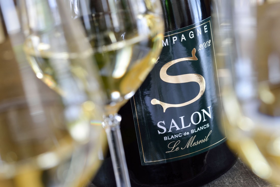 Le millésime 2002 de la Maison Salon, l'une des plus prestigieuses de champagne © Salon & Delamotte