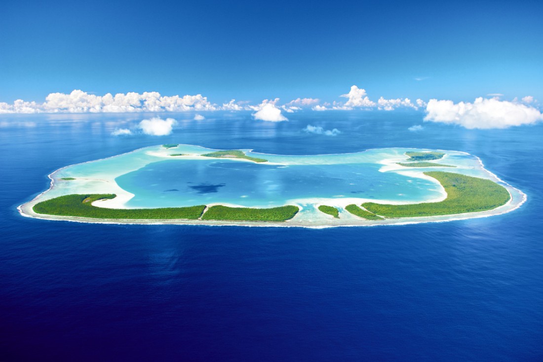 C'est sur Tetiaroa, atoll de 6 kilomètres carrés à 53 kilomètres au nord de Tahiti, que The Brando a ouvert ses portes en 2014 © The Brando 