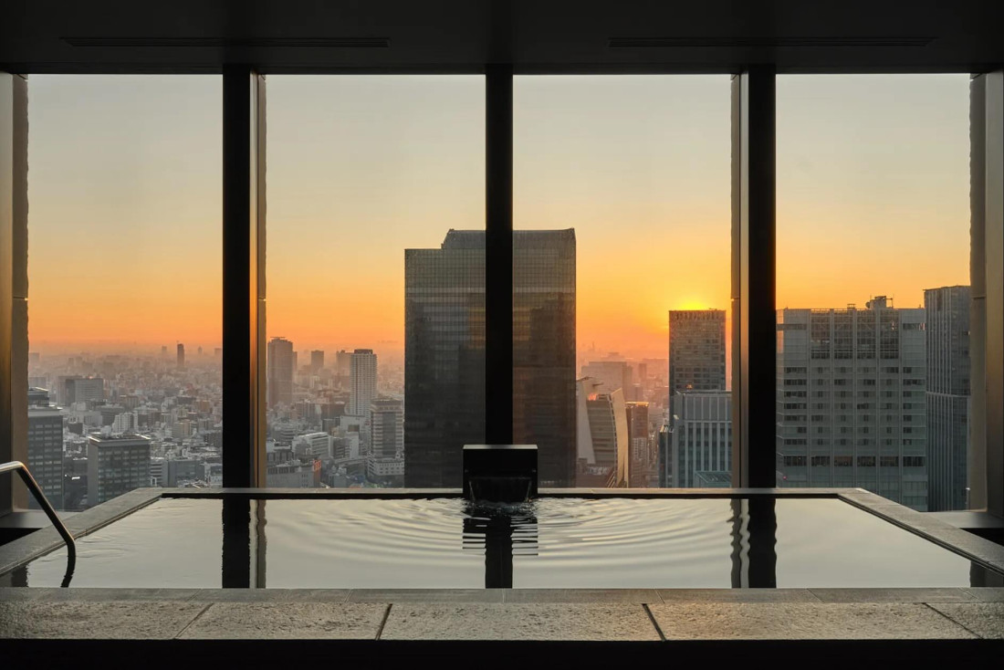 Piscine de l'hôtel Aman Tokyo © DR