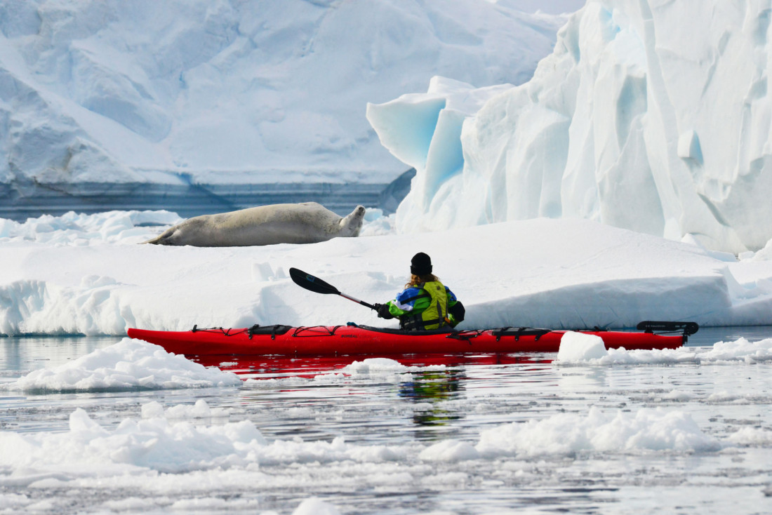 Croisière Antarctique - la baie d'Andvord © Antoine Lorgnier