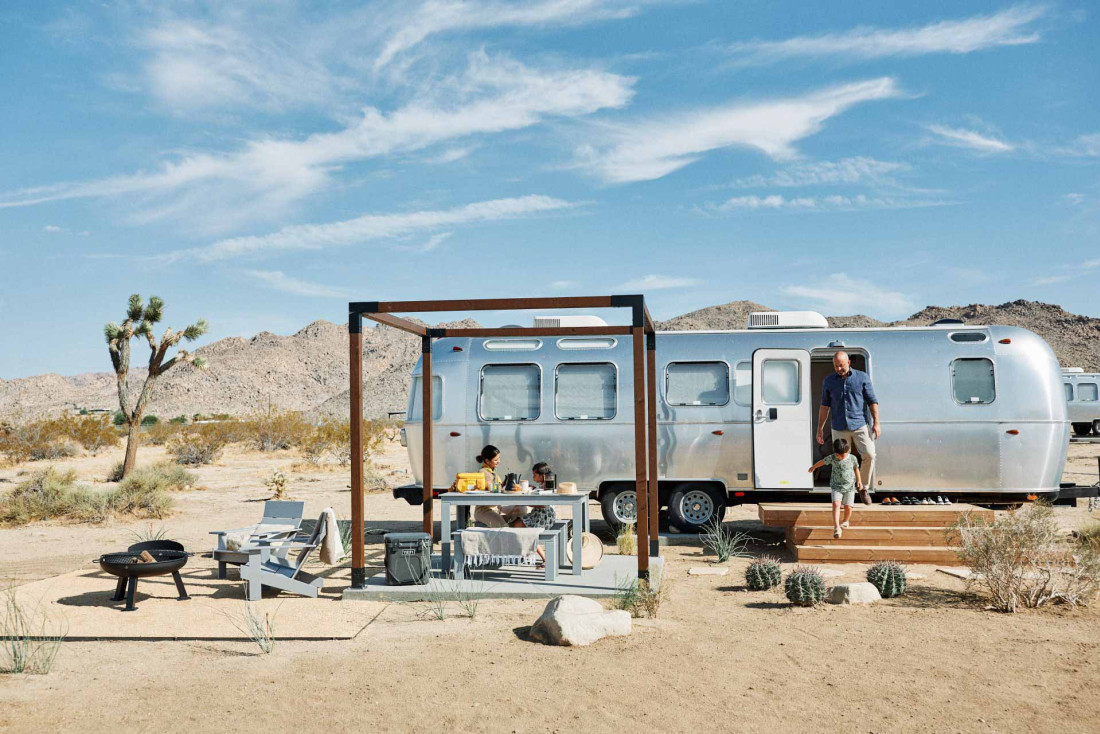 AutoCamp dans le parc national de Joshua Tree © DR