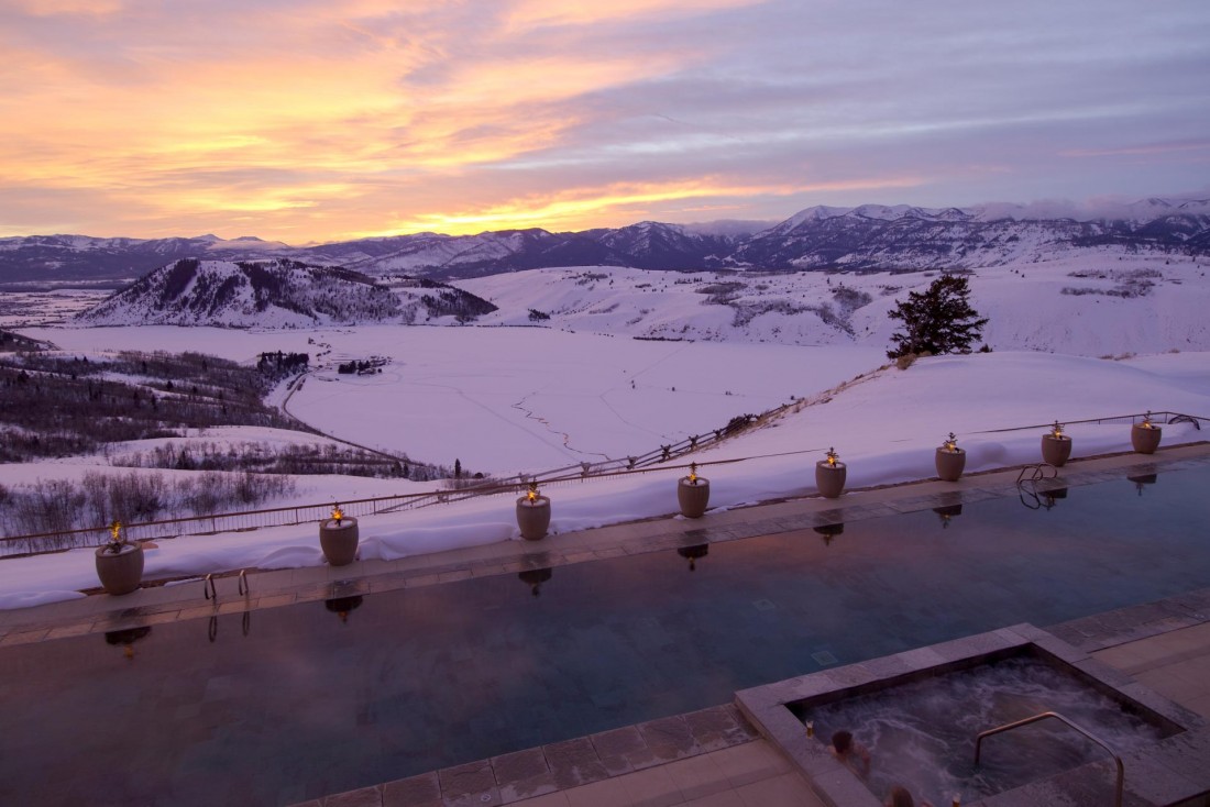 L'Amangani, propriété signée Aman Resorts, est le resort le plus exclusif de Jackson Hole © Aman