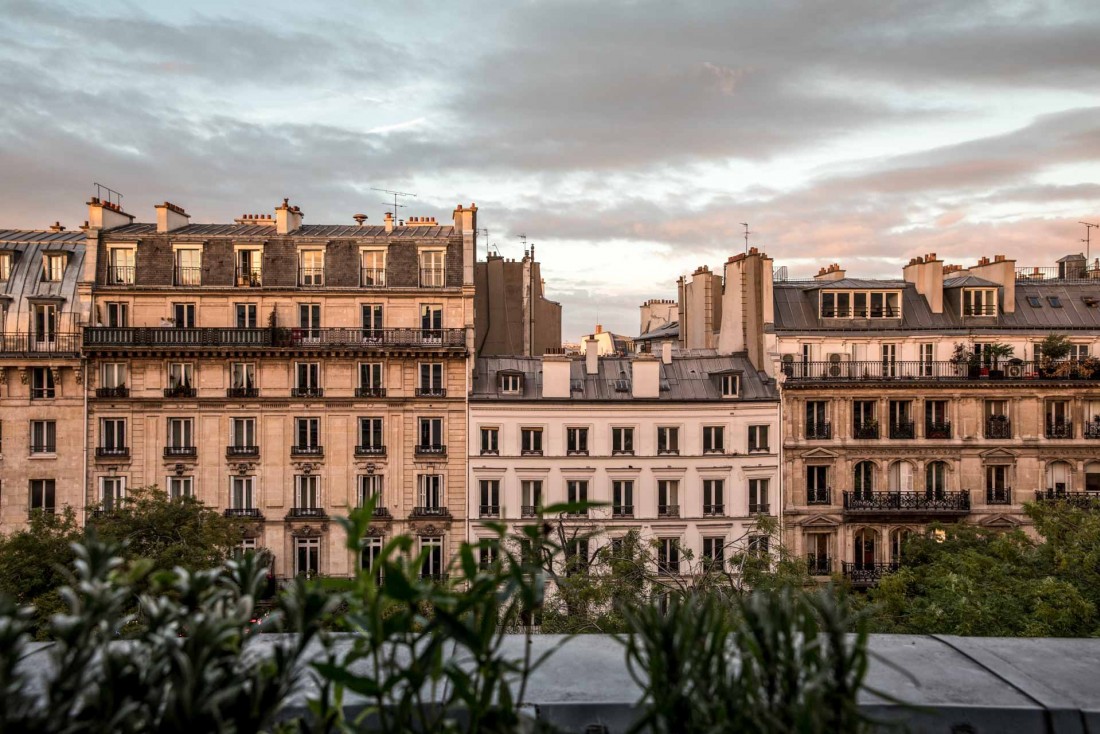 Vue les Grands Boulevards depuis l'hôtel, situé en retrait de l'agitation du boulevard © Karel Balas