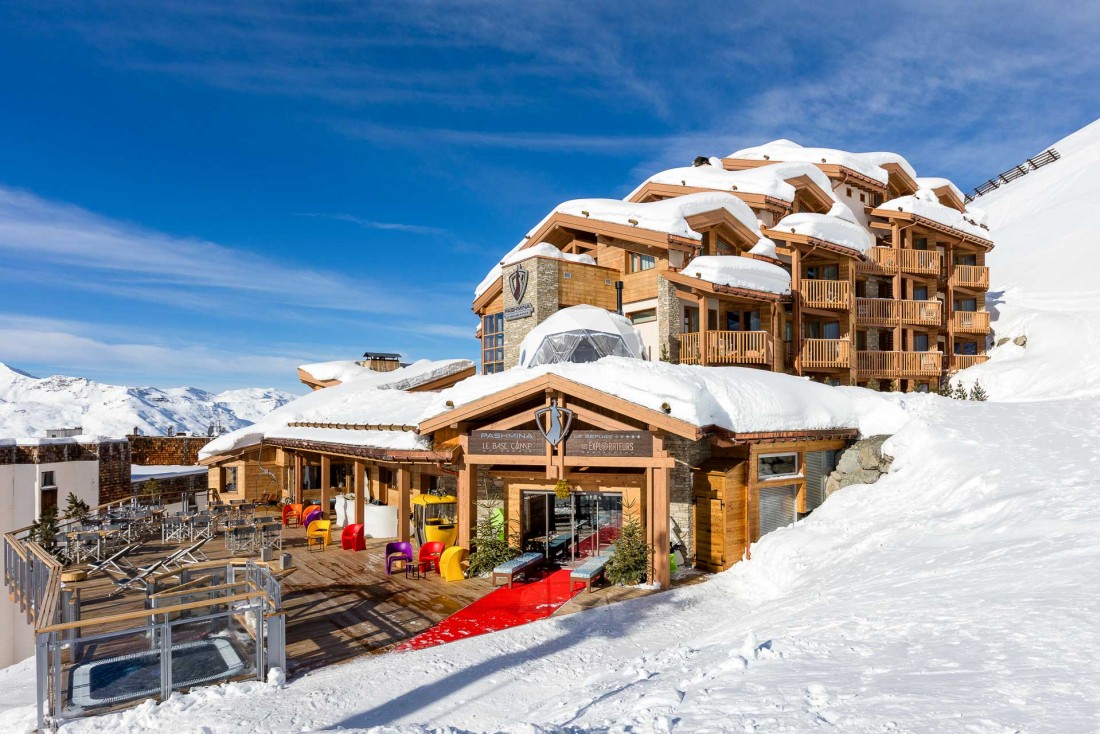 Le Pashmina domine la station de Val Thorens, à plus de 2,300 mètres d'altitude © DR