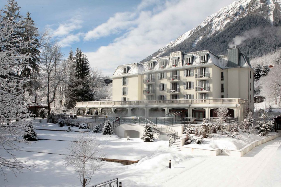 La Folie Douce Hôtel Chamonix occupe 3 bâtiments historiques de la station, un ancien palace des années 1900 © DR