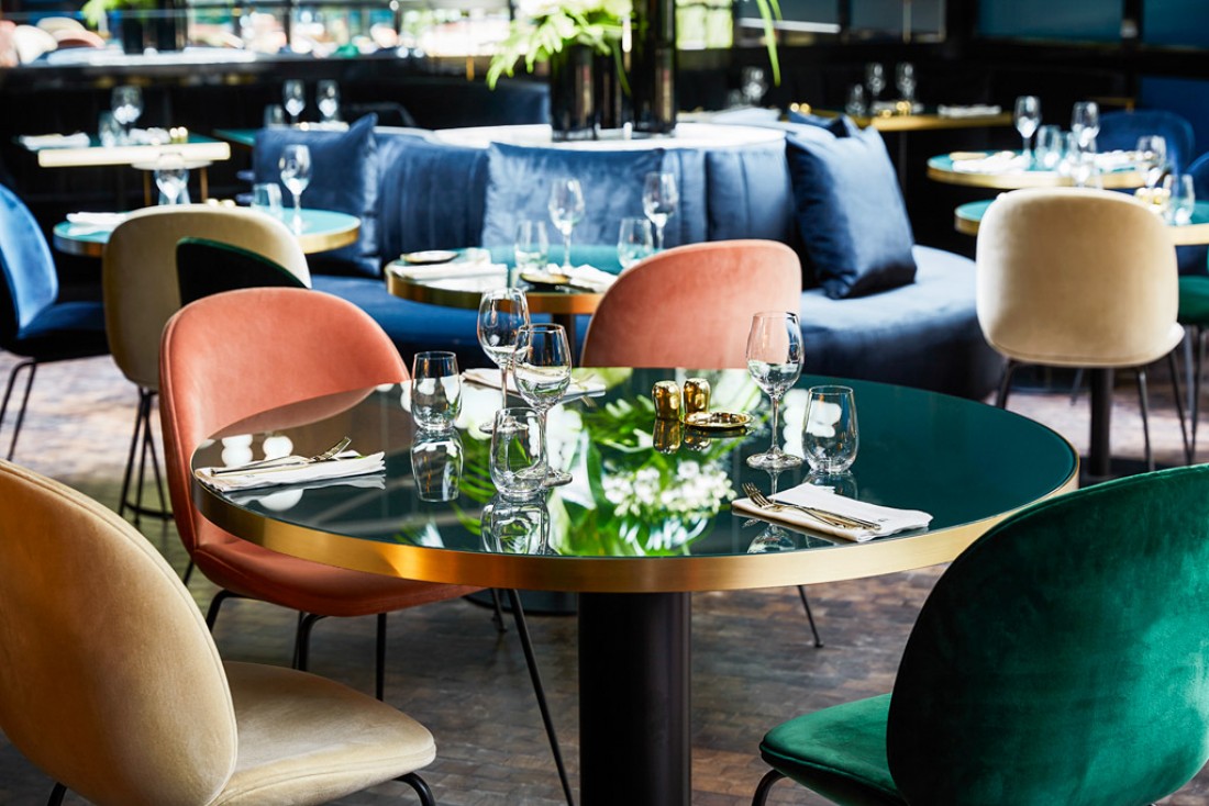 Le décor très élégant du Roch Restaurant & Bar est évidemment l'un de ses atouts majeurs © Francis Amiand