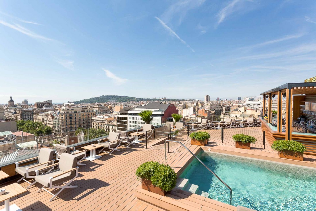 La Dolce Vitae est le rooftop du Majestic Hotel & Spa Barcelona © DR