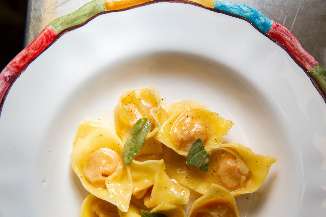 Les pâtes sont évidemment à l'honneur de la carte de cette trattoria chic © Marco Strullu