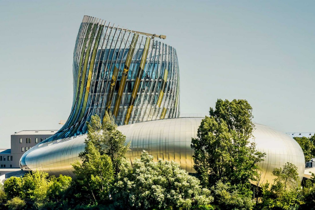 La Cité du Vin, un incontournable de toute visite à Bordeaux depuis son inauguration au printemps 2016 © Cité du Vin