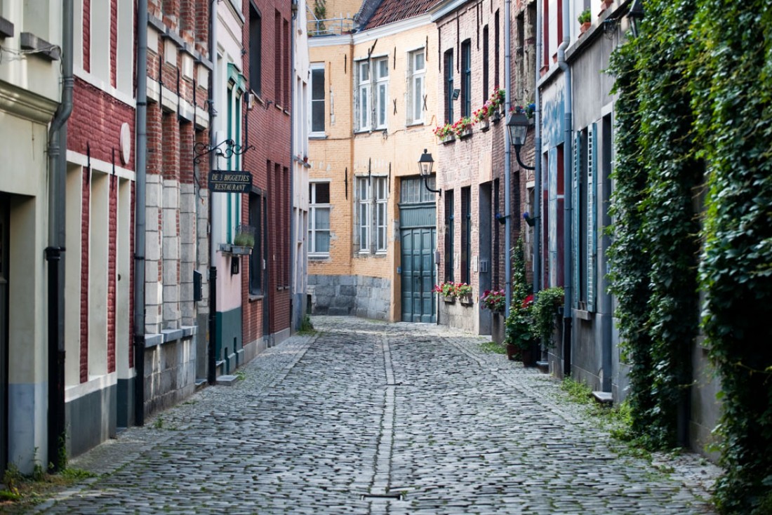 Charmante ruelle dans le non-moins charmant quartier historique de Patershol © VisitGent