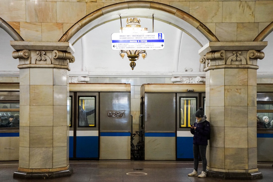 À l'intérieur du Métro de Moscou © YONDER.fr